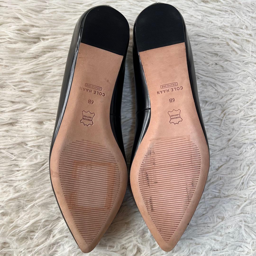 【新品未使用】コールハーン　ブレンナ スキマー　レザー　フラットパンプス