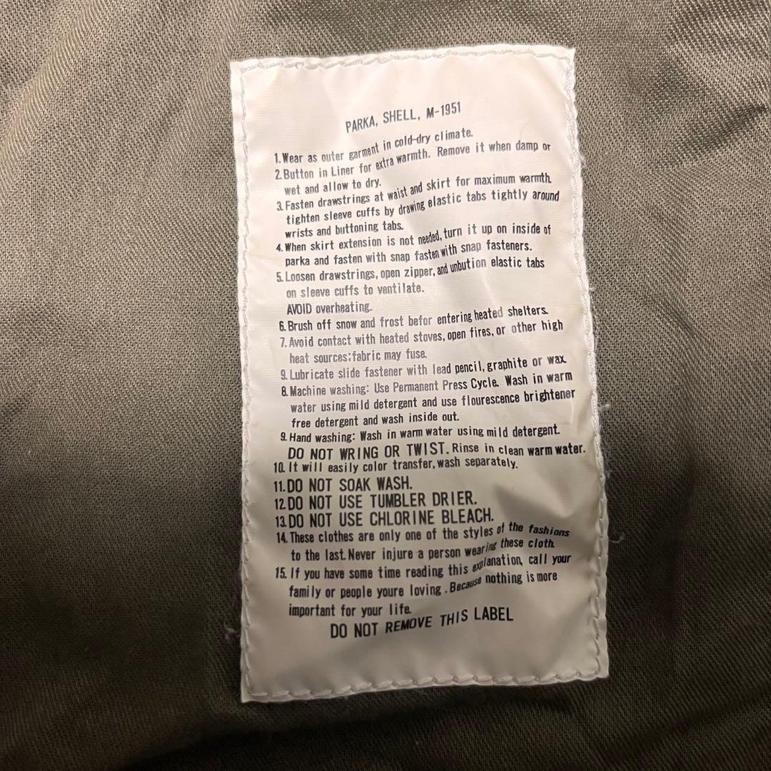 【美品】アメリカンラグシー モッズコート オリーブ Ｍ 4way ラクーンファー