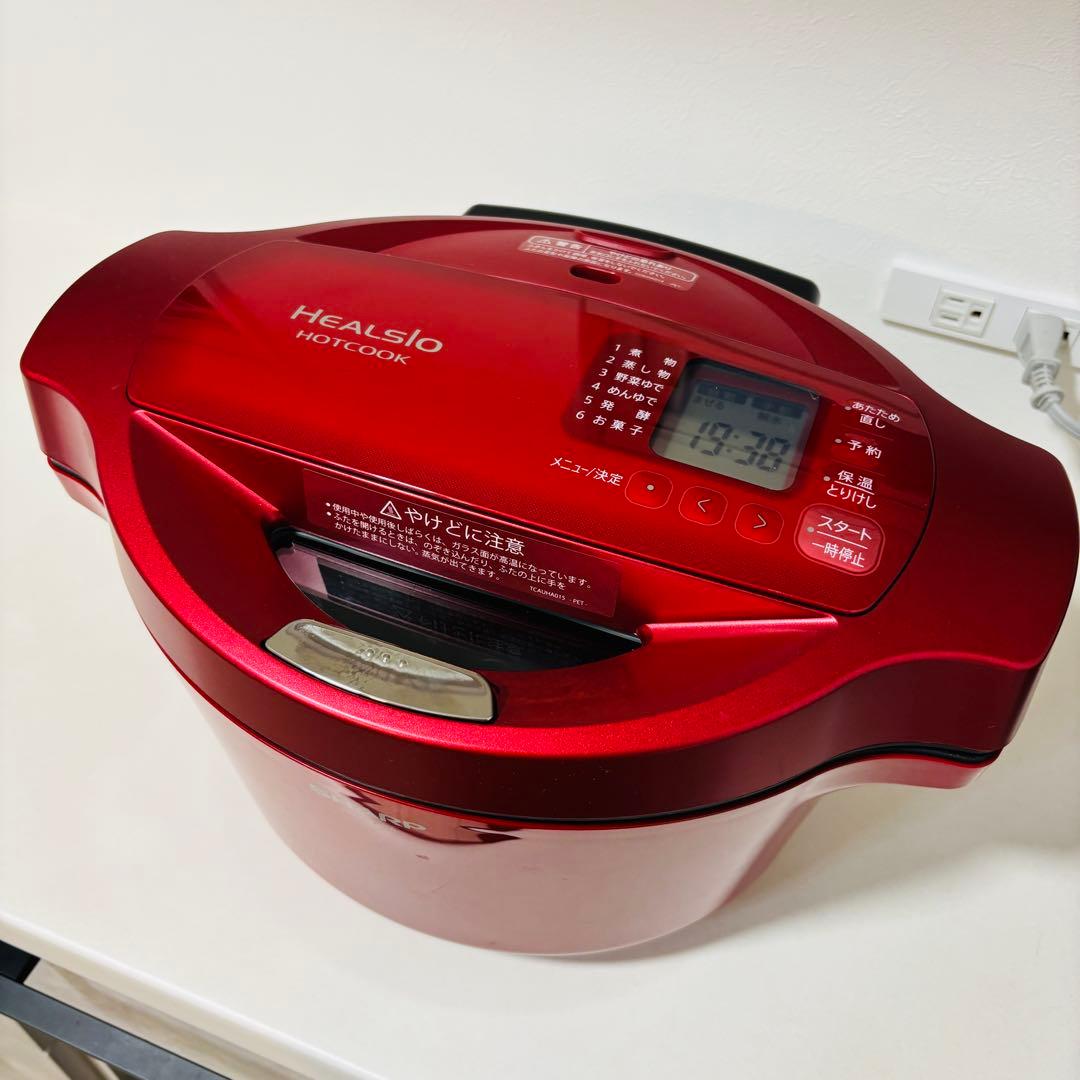 美品 ヘルシオ ホットクック KN-HT99A-R 電気無水鍋 シャープ 日本製