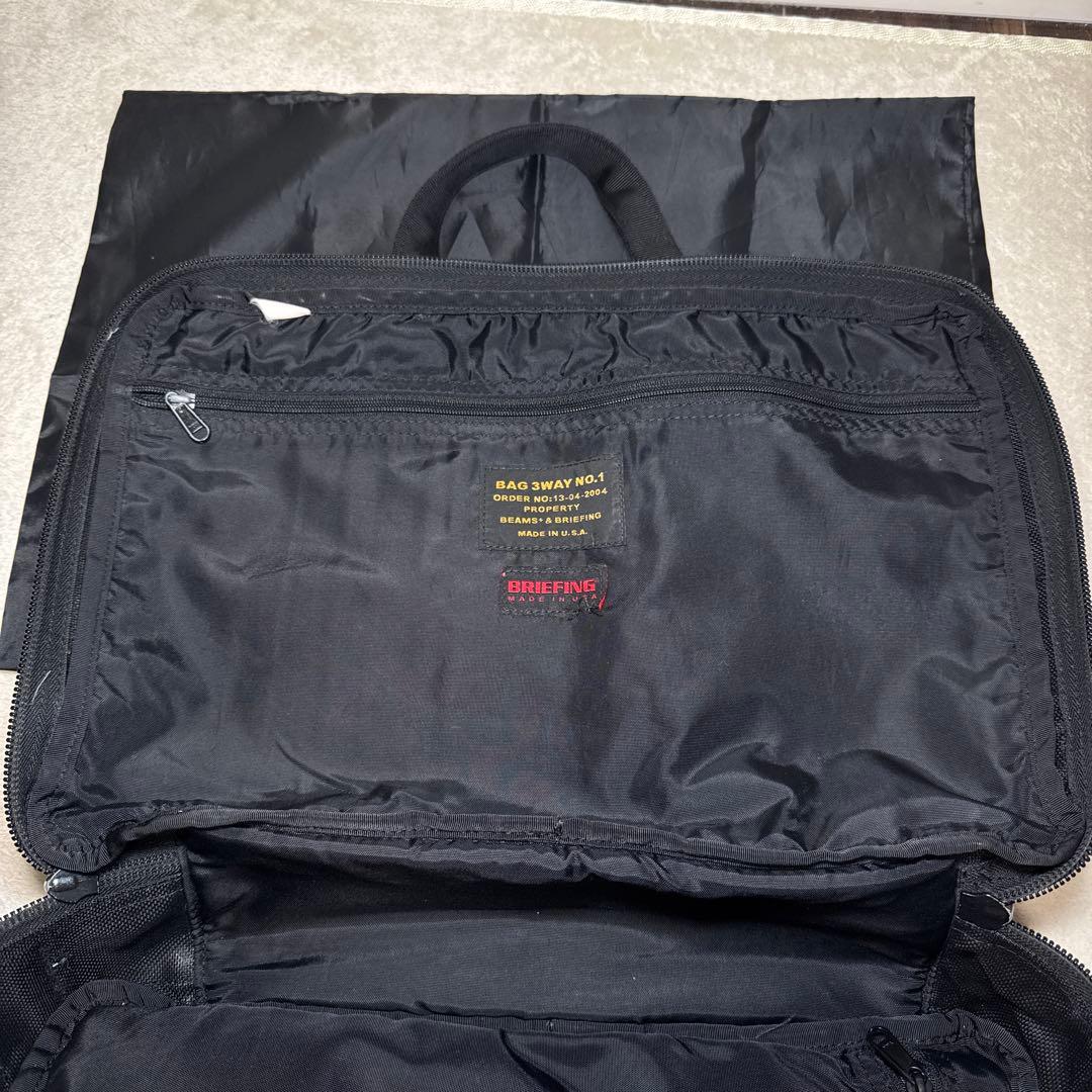 13 ブリーフィング　ビームス　ビジネスバッグ　3way ブラック