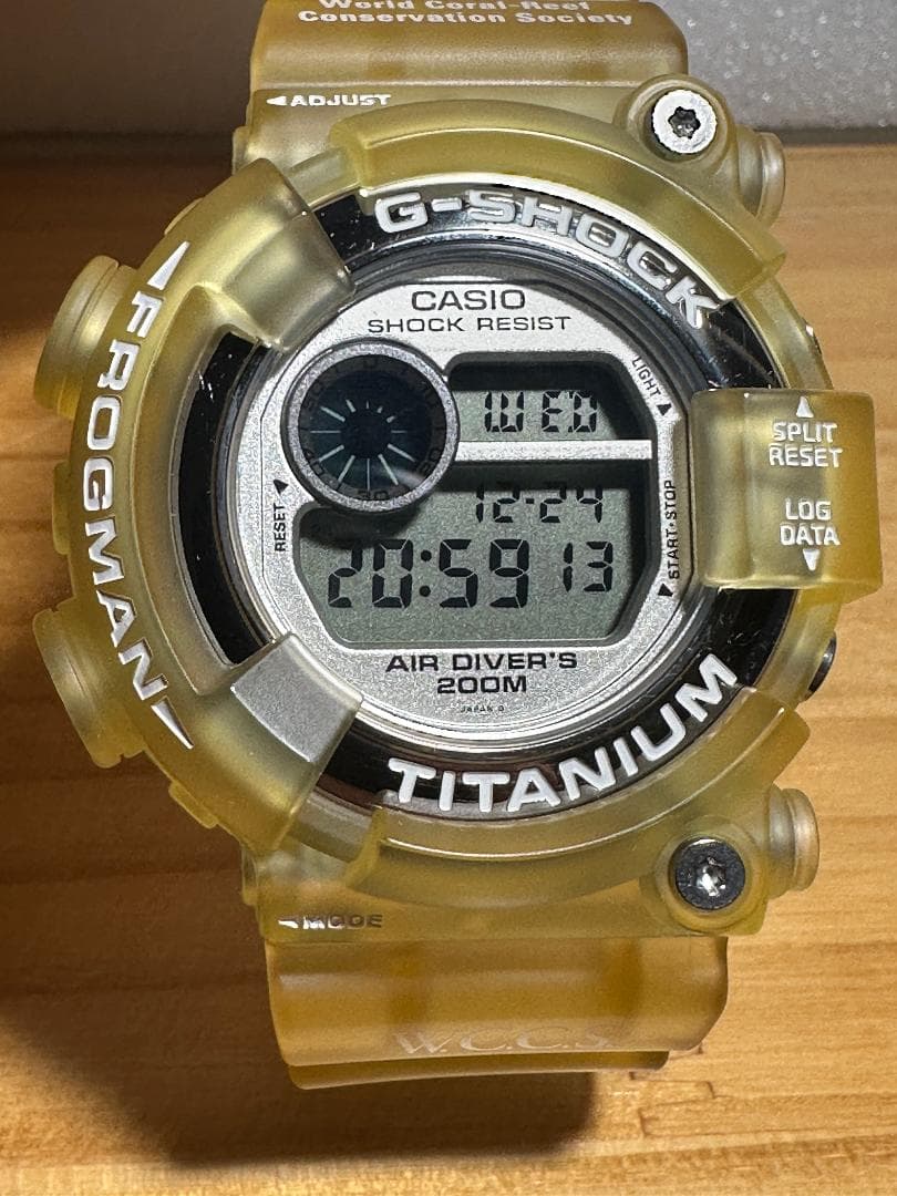 G-SHOCK FROGMAN DW‑8201WC‑7T W.C.C.S.