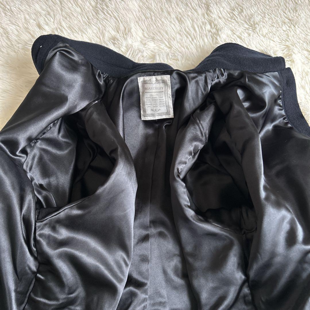 ✨美品✨ ビアズリー ウールビッグショートコート 2WAY 近年 23AW