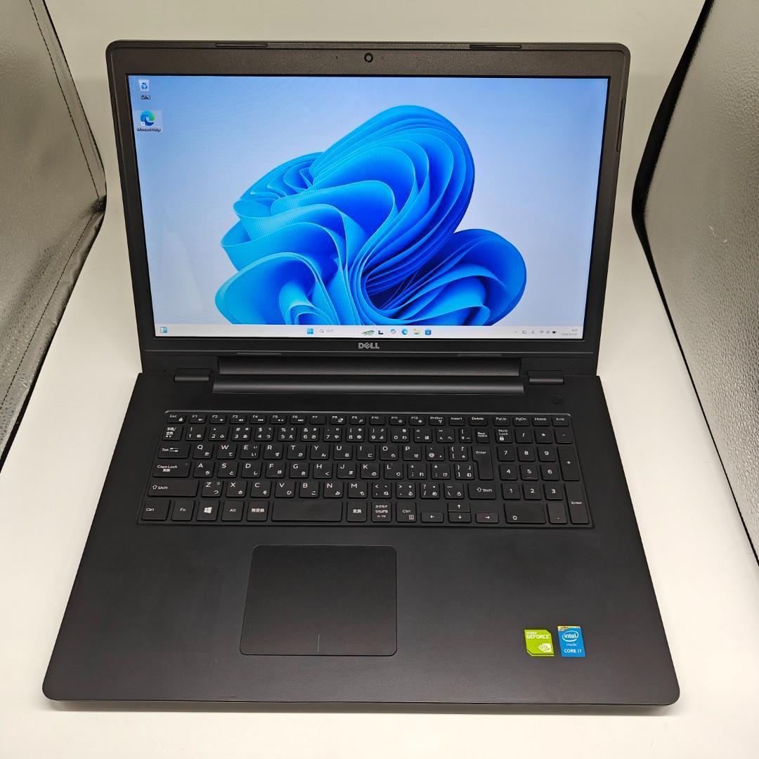 【DELL】爆速i7 SSD512GB 8GB グラボ搭載 大型 ノートPC