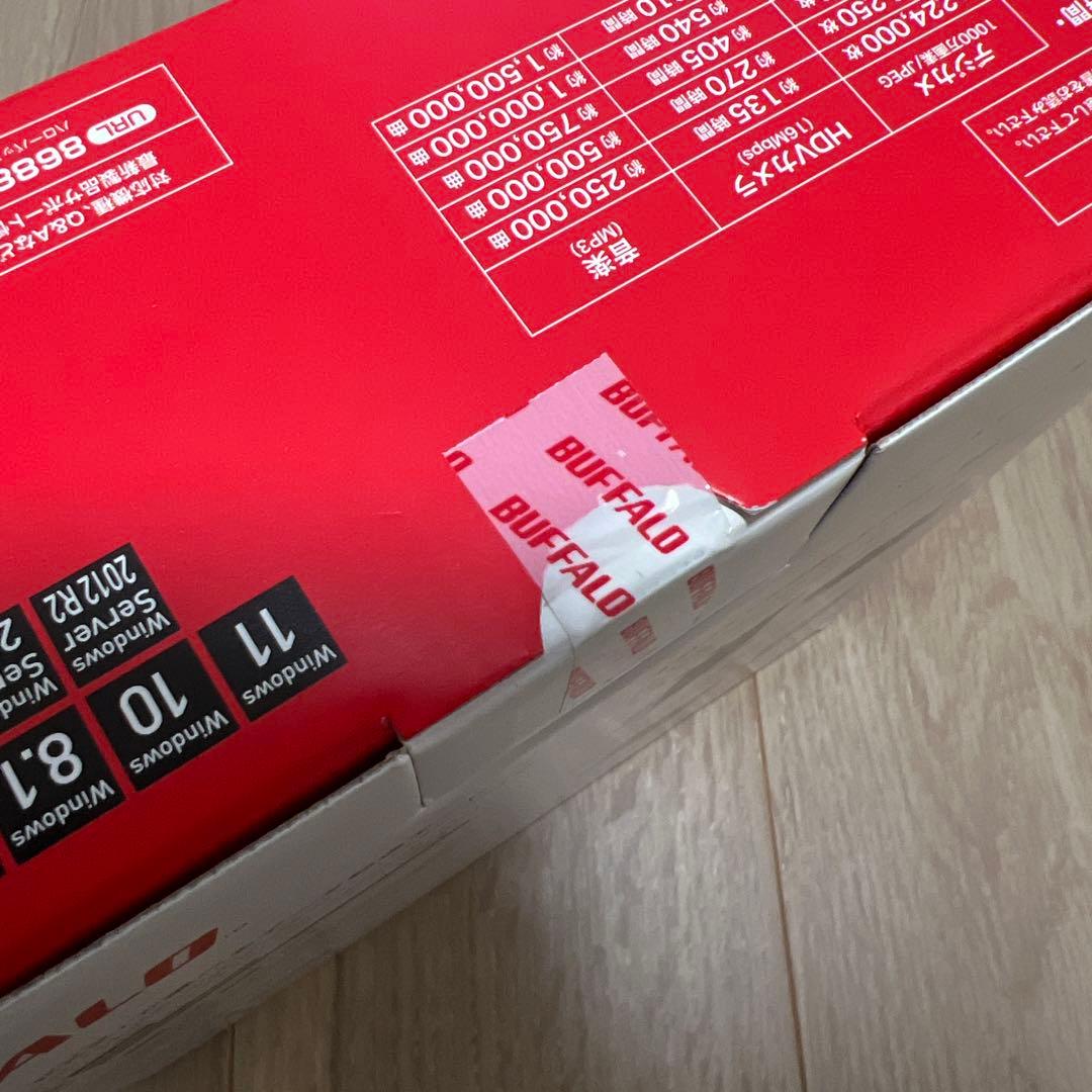 【未使用品】バッファロー 外付けHDD : 2TB