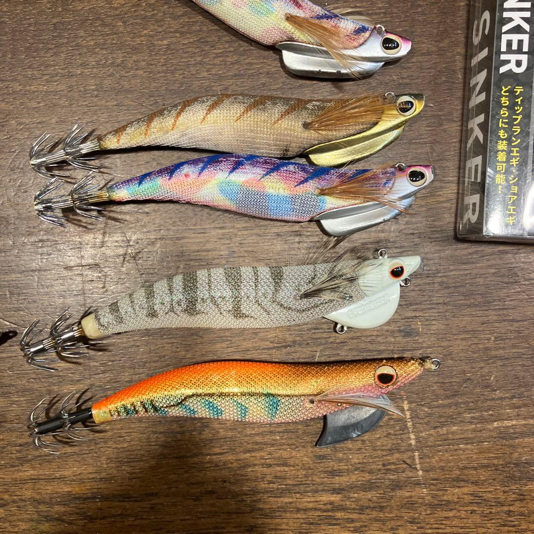 エギ・餌木 32個　ティップランたぶん１９個　ヤマシタ　エメラルダスバレーヒル等