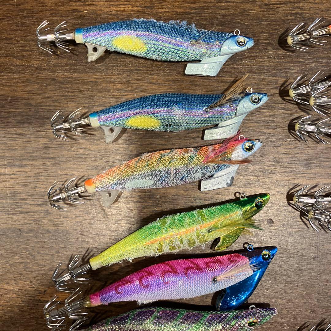 エギ・餌木 32個　ティップランたぶん１９個　ヤマシタ　エメラルダスバレーヒル等