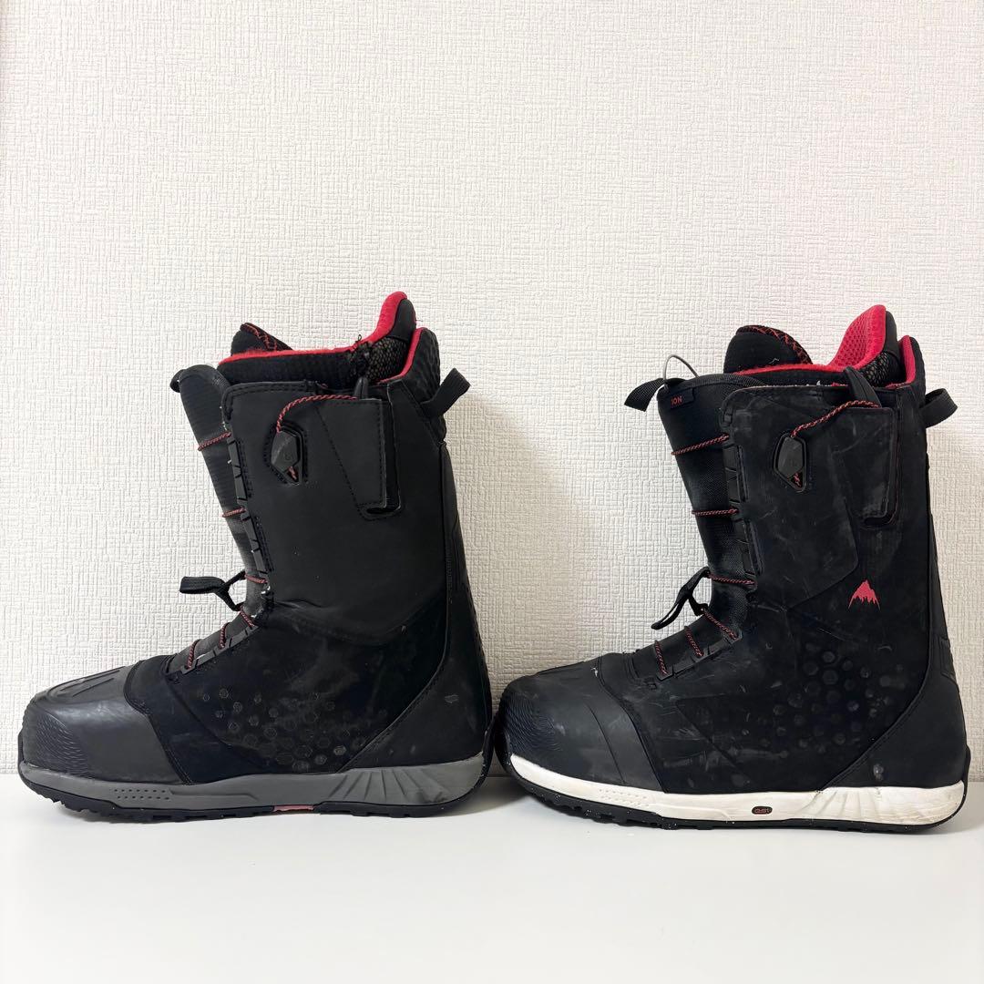 BURTON ION スノーボードブーツ ブラック/レッド 27cm