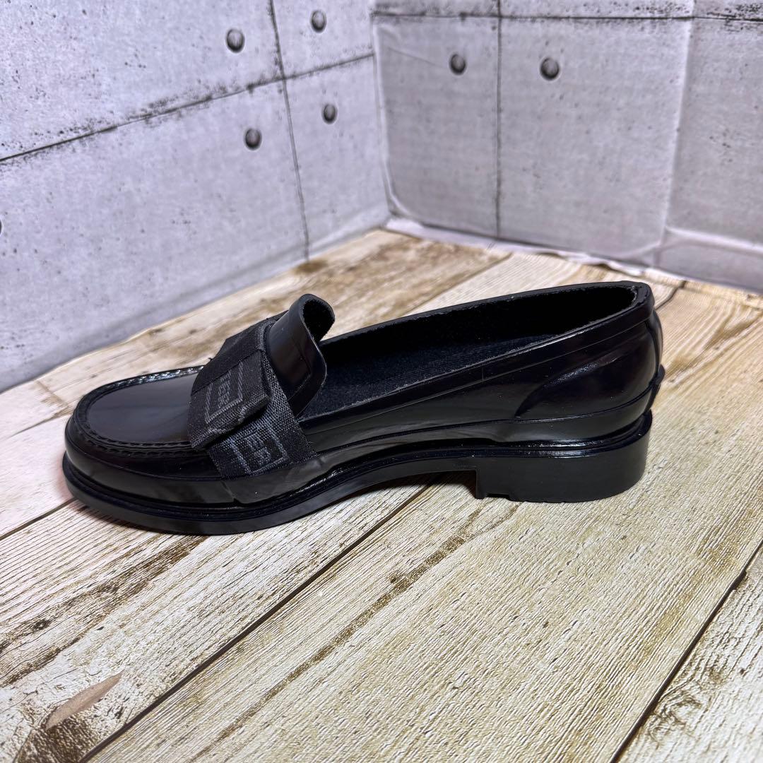 【新品未使用品】ハンター リファインド ボウ グロス ローファー UK3