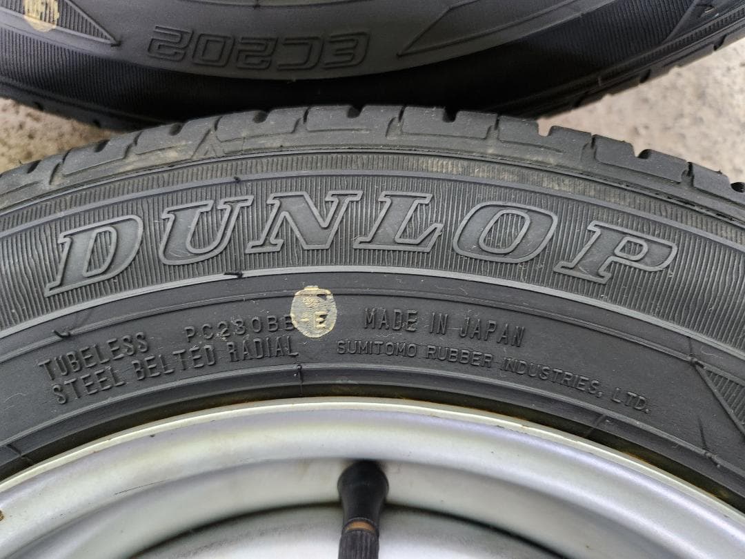 送料込☆2021 ダンロップ タイヤホイールセット155/65R13☆4本