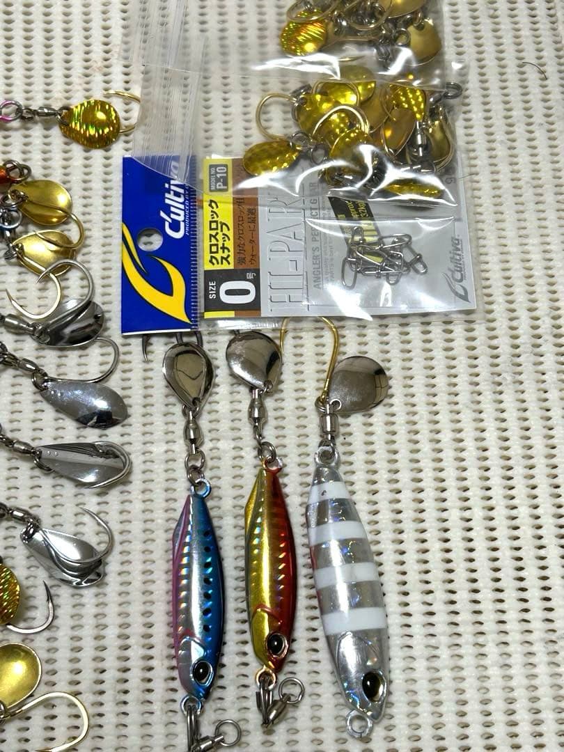 サワラブレードジグ、シマノ、ジャッカル スペアフック大量！ヘビーウェイト