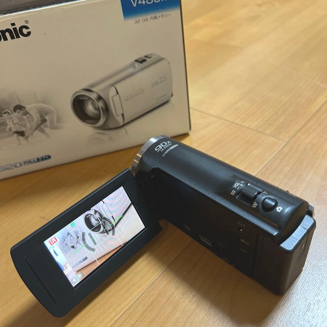 Panasonic HC-V480M フルHDビデオカメラ（大容量予備電池付）