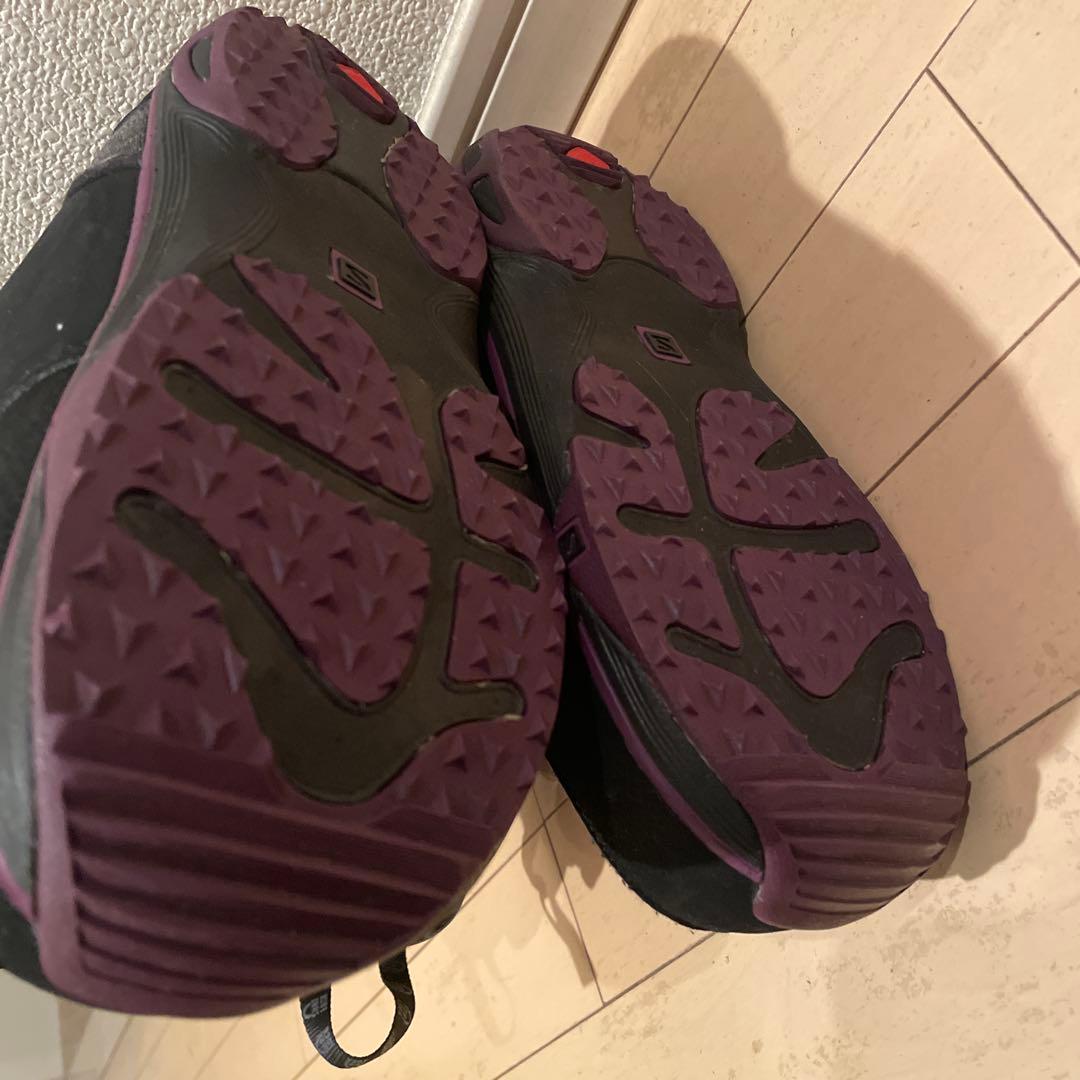 【美品】SALOMON IVY BOA SJ 23cm 紫