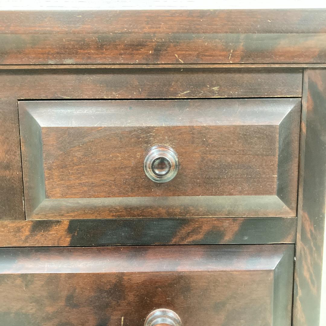 北海道民芸家具 整理箪笥 5段チェスト 樺材 和モダン 収納家具 北民　スリム