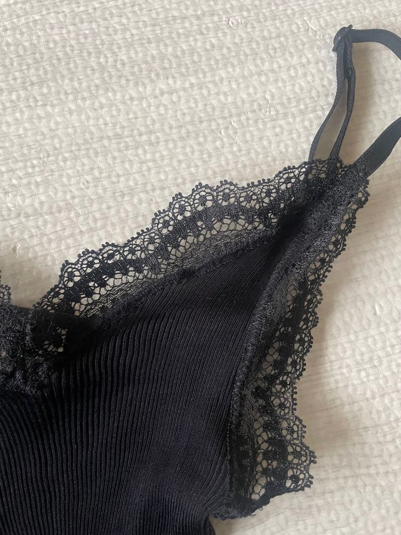 オスカリ－ト シルク　レ－スキャミソール