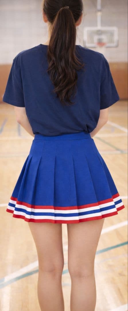 チアリーディング　チア　アンスコ　KEIO 慶應　学生　大学生　野球　応援