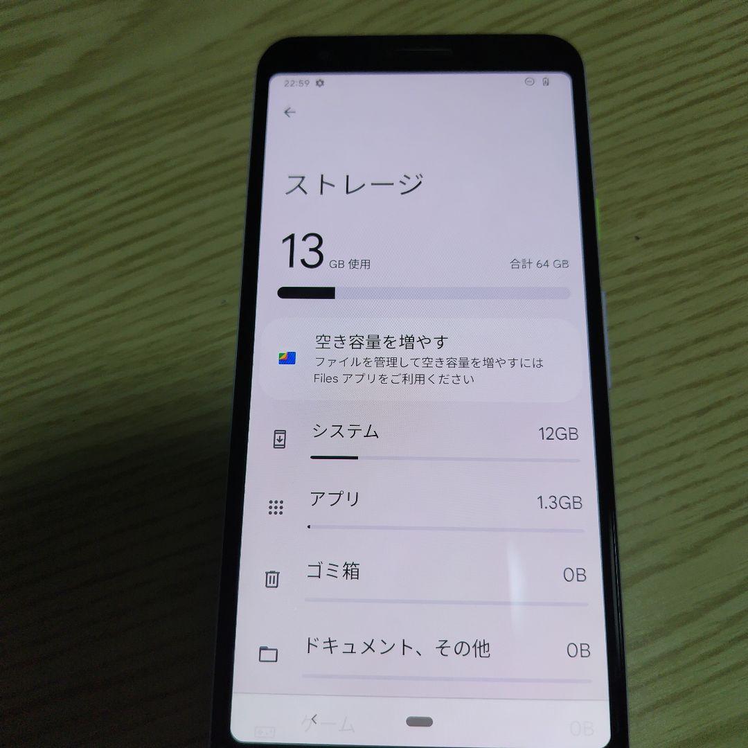 Google Pixel 3a ホワイト 本体