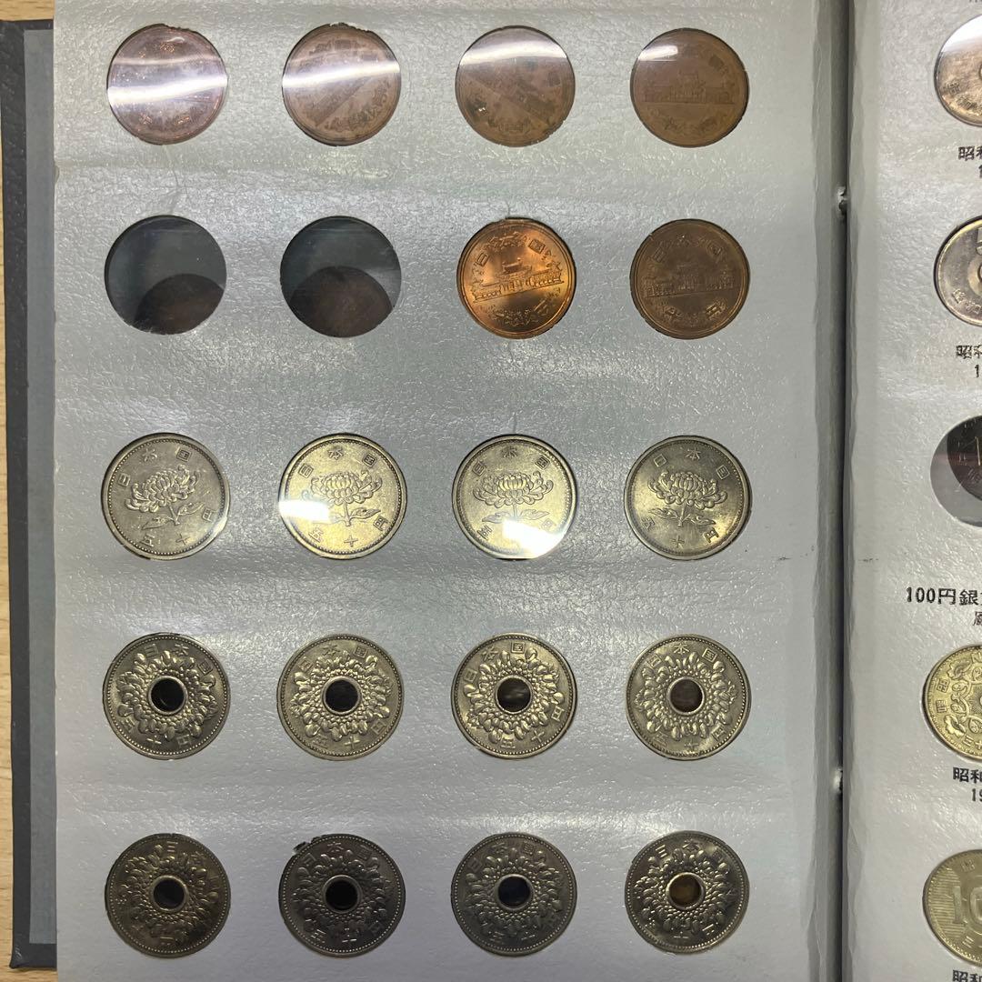 【完全 希少】年号別 貨幣アルバム 1964 銀貨 東京 赤富士 ギザ10 筆五