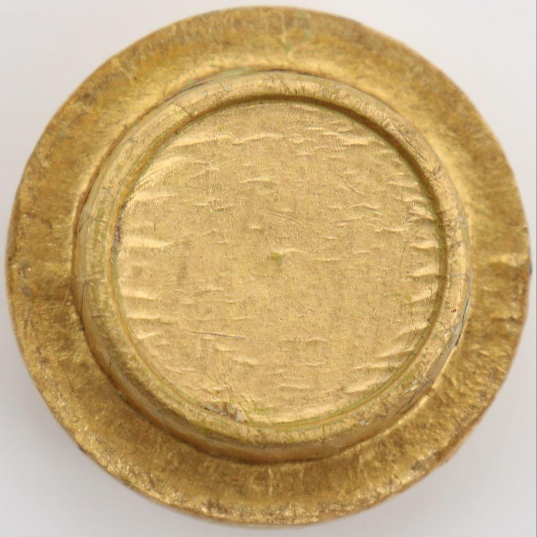 時代 古信楽焼 肩衝 茶入 花唐草文仕覆 茶道具 共箱　V916　N9