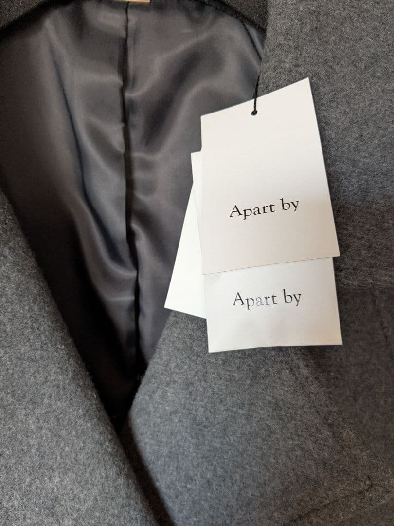 【タグ付き】a part by 　今季　スーパー100 2WAYコート