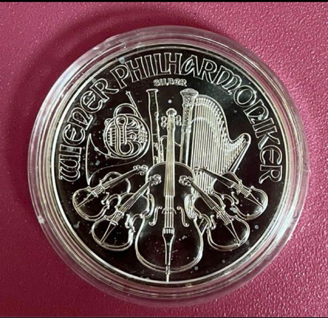 オーストリアウイーン銀貨1オンス2021【クリアケース付き】1枚【新品未使用】