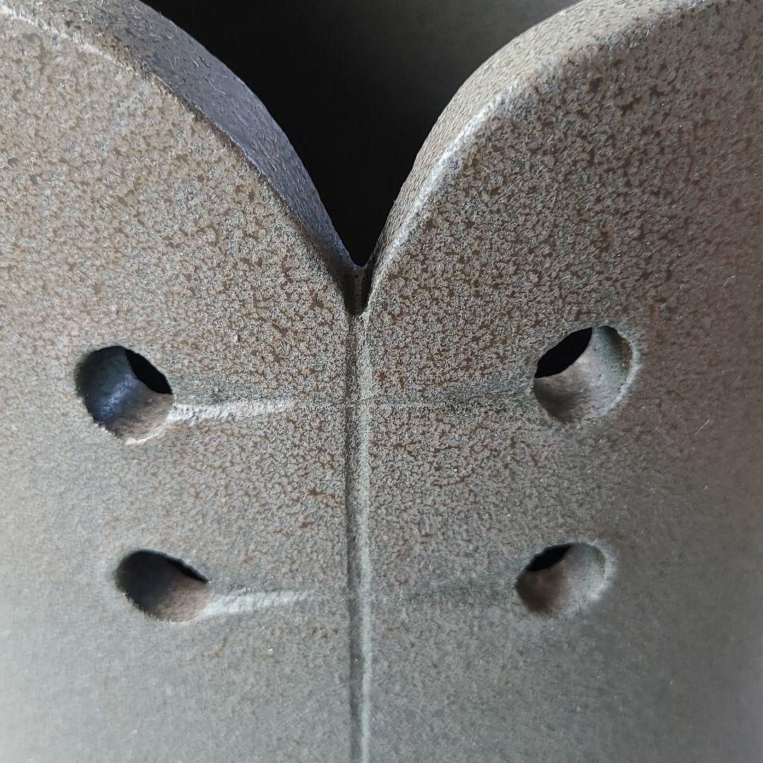 訳あり出品⤵️信楽焼 結び 傘立て  高さ４５cm