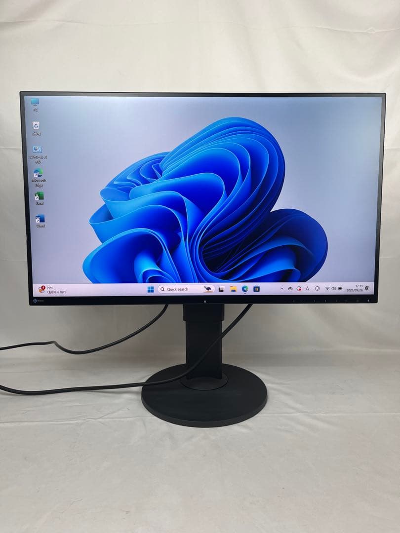 2K解像度 EIZO EV2750 27インチモニター内蔵スピーカー