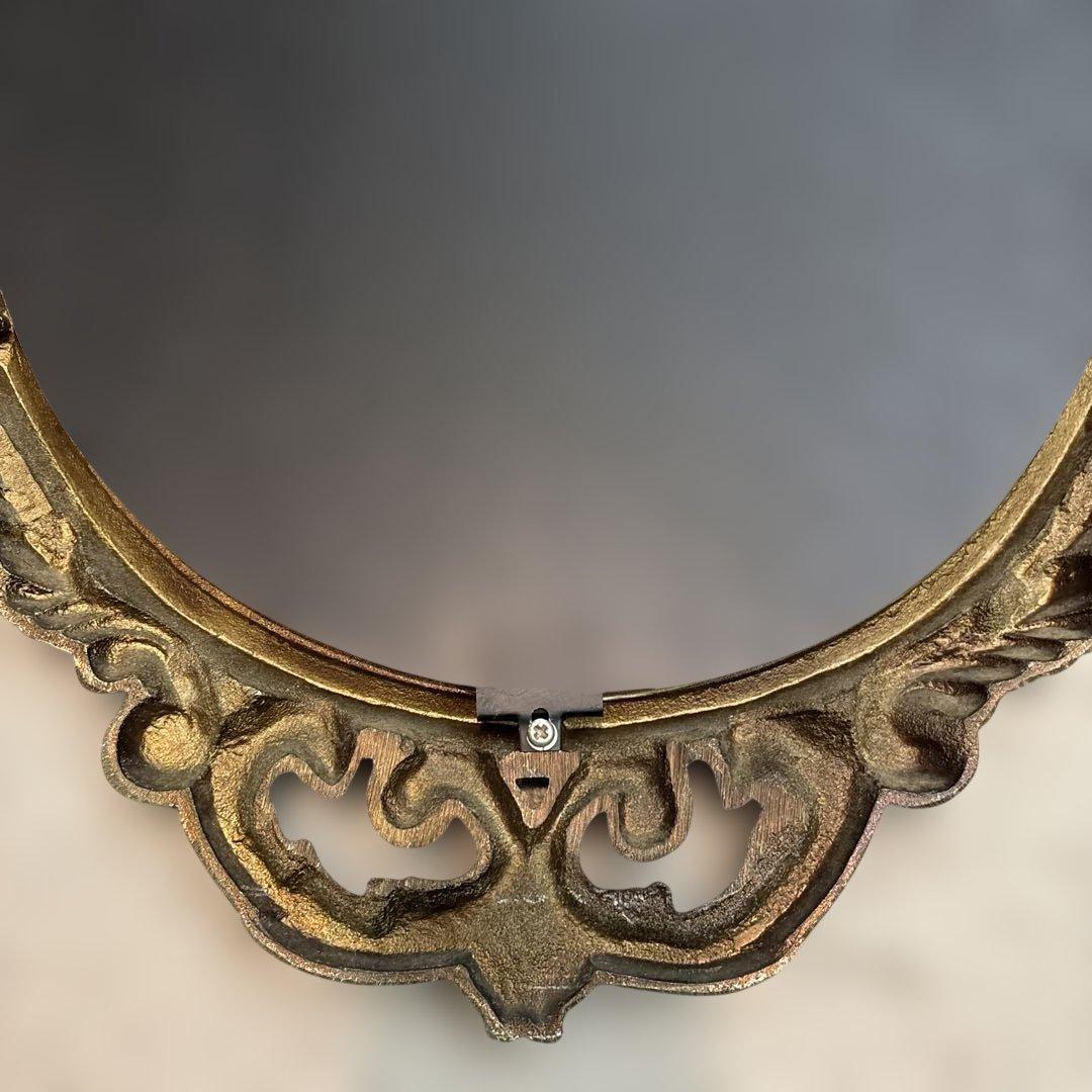 鏡 かがみ 壁掛け アンティーク ビンテージ 63.5×38.5㎝ ウォール