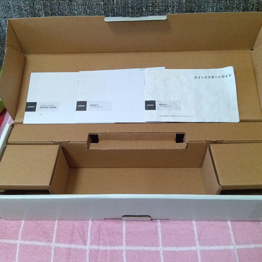 お値下げしました。 美品BOSE SOLO 5 TV SOUND SYSTEM