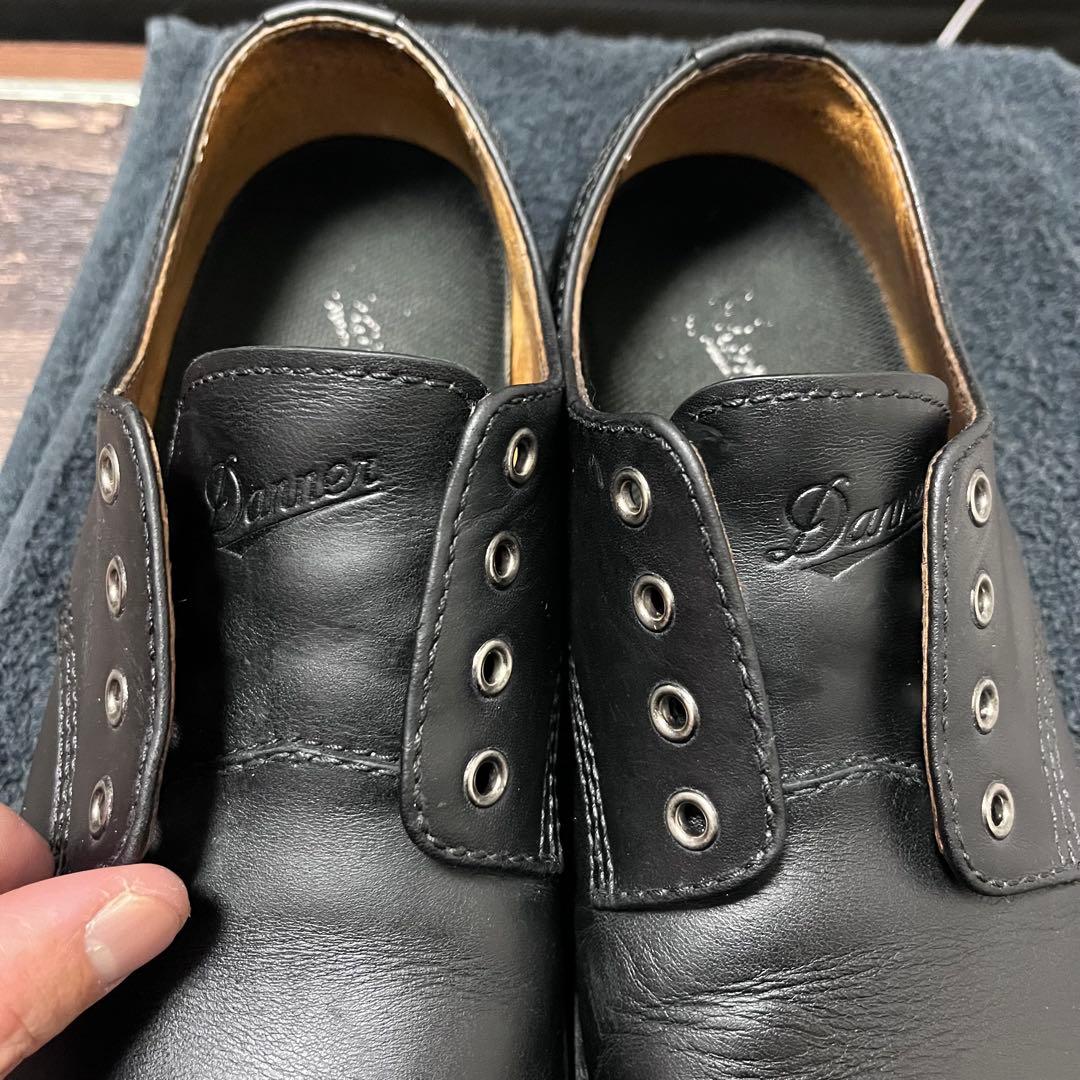 【人気】Danner ダナー　ローカットレザーシューズ　ブーツ 紐無し