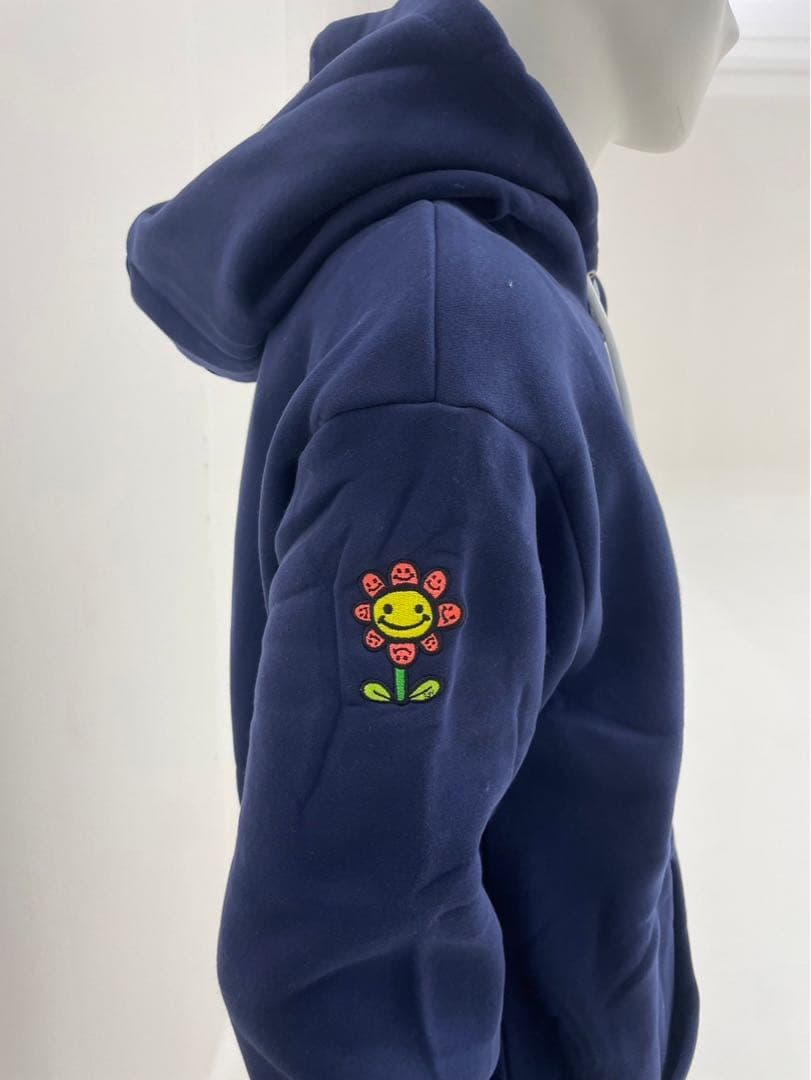 エリートグリップ　ROUGH WATERS フード付パーカー ネイビー　L 新品