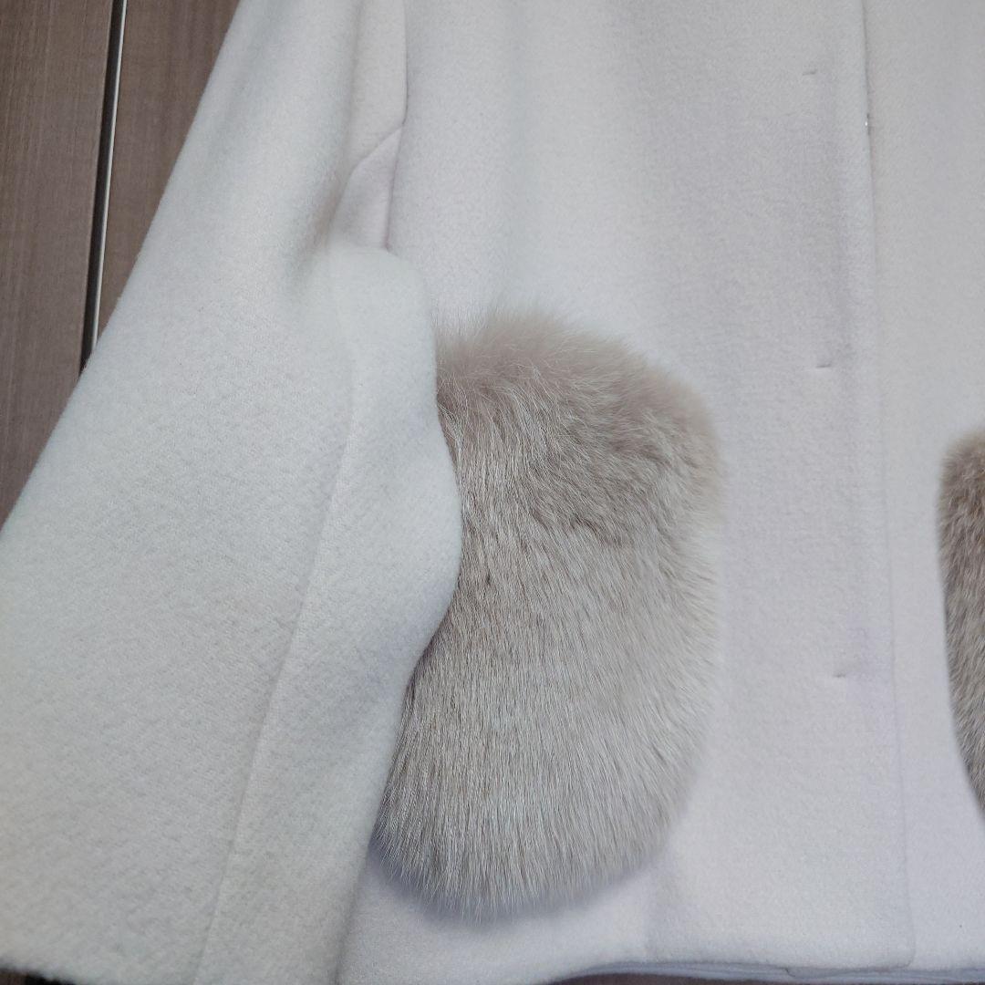 【美品】アプワイザーリッシェ　2WAYポケファーノーカラーコート