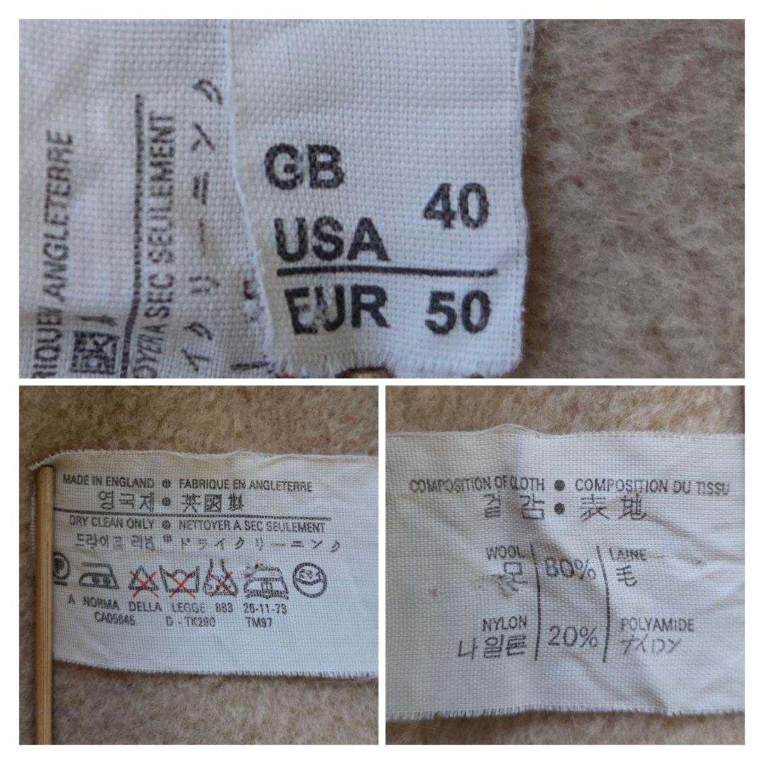 【美品】グローバーオール 90s 英国 イギリス ダッフルコート ベージュ L