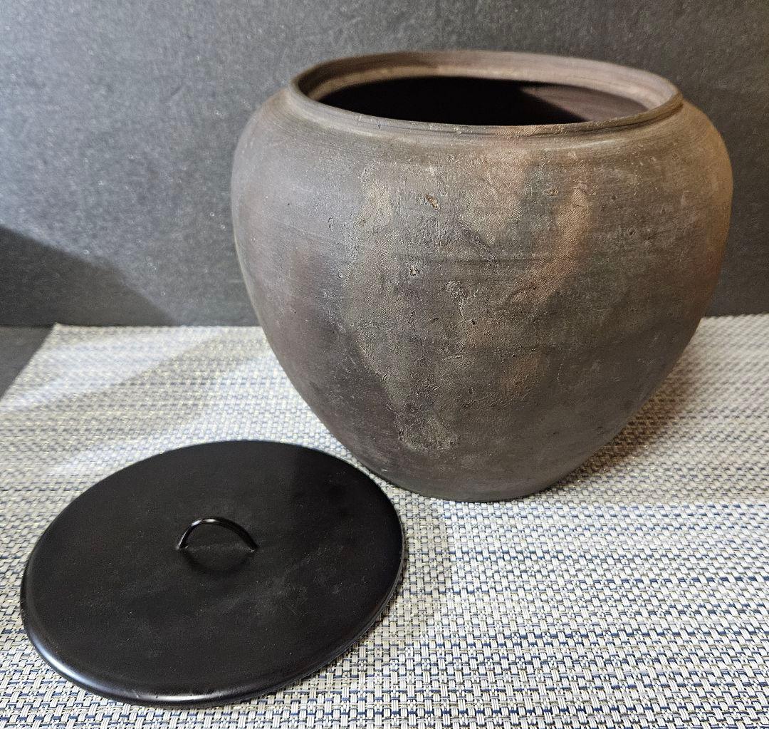 16-17世紀頃　古南蛮　水指　呂宋壺　伝世品　南蛮美術　茶道具　茶器　古陶磁器