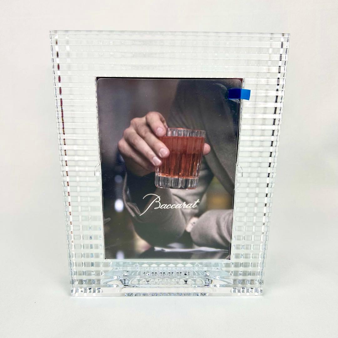 【未使用】バカラBACCARAT アイフォトフレーム クリスタル 箱付き