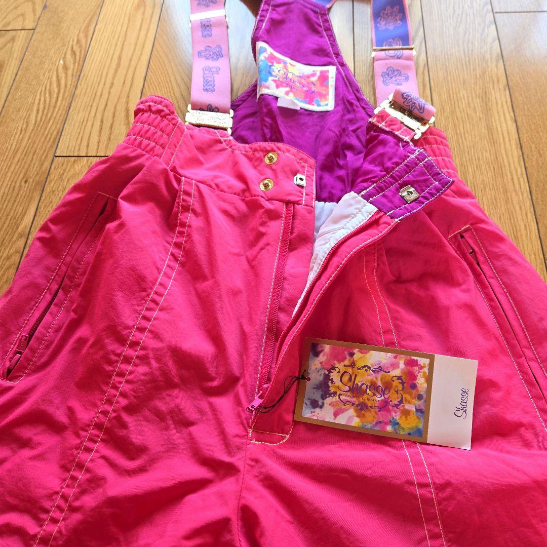 未使用✨定価6.8万円 スキーウェア上下セット スノーボード 可愛い ピンク L