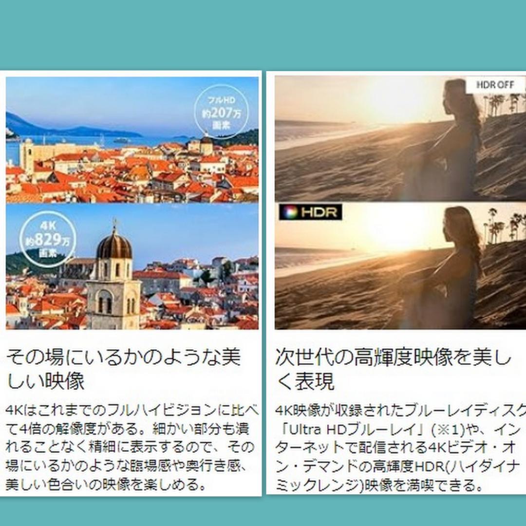 ４Ｋ高画質４９インチ　インターネットテレビ ２０１６年Panasonic製