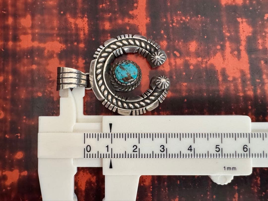 最終 デルバートバンデバー ナジャペンダントトップ ターコイズマウンテン ナバホ