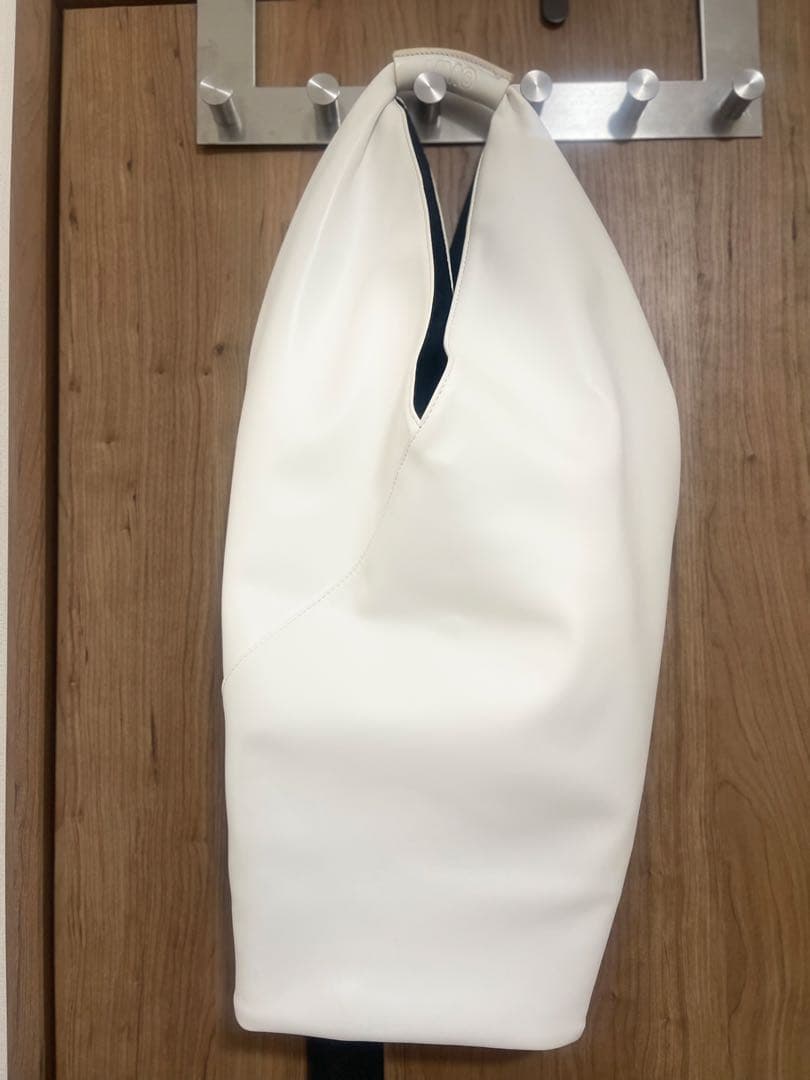 MM6 トートバッグ ホワイト合成皮革