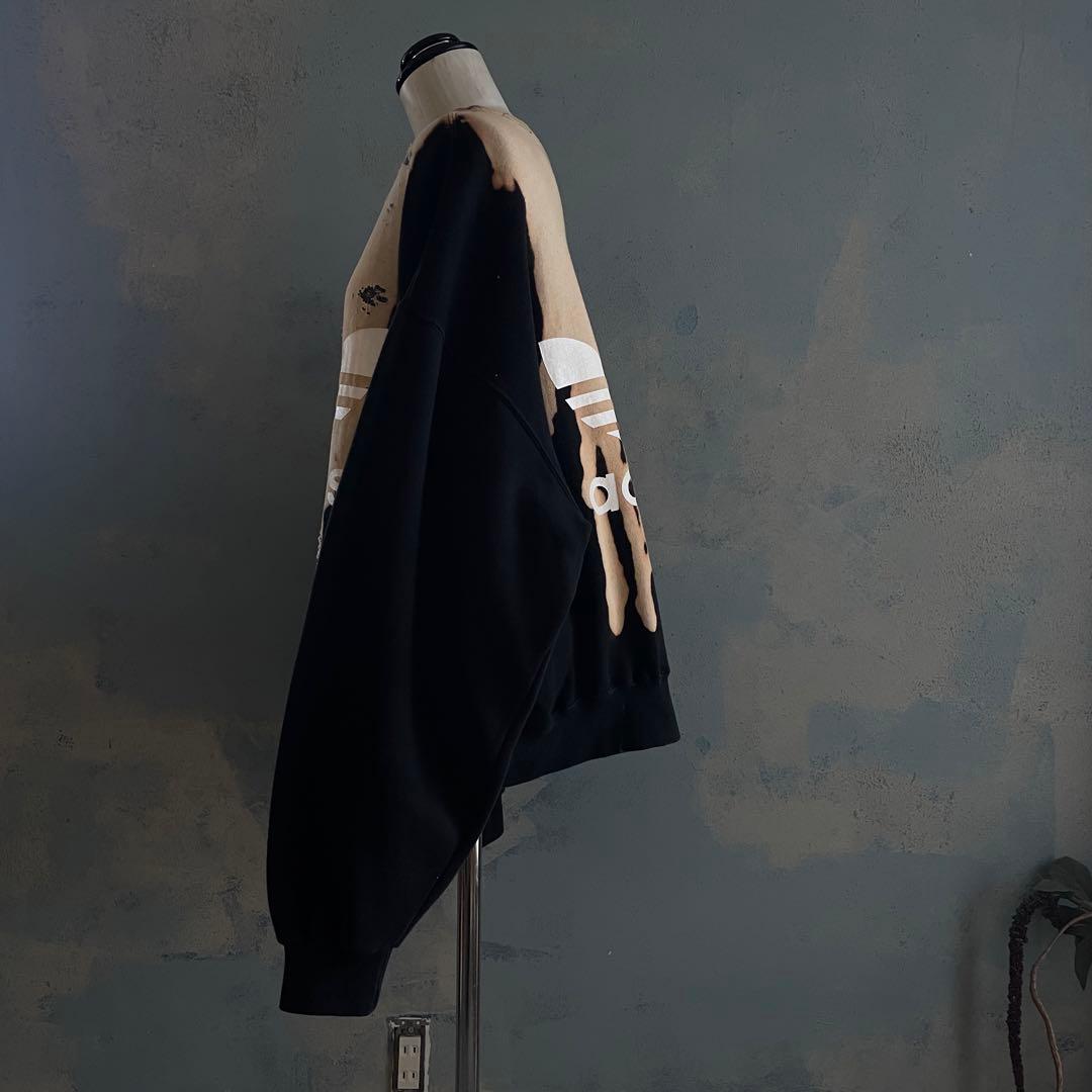 80's”万国旗“adidas”USA製“両面プリント“常田“sweat