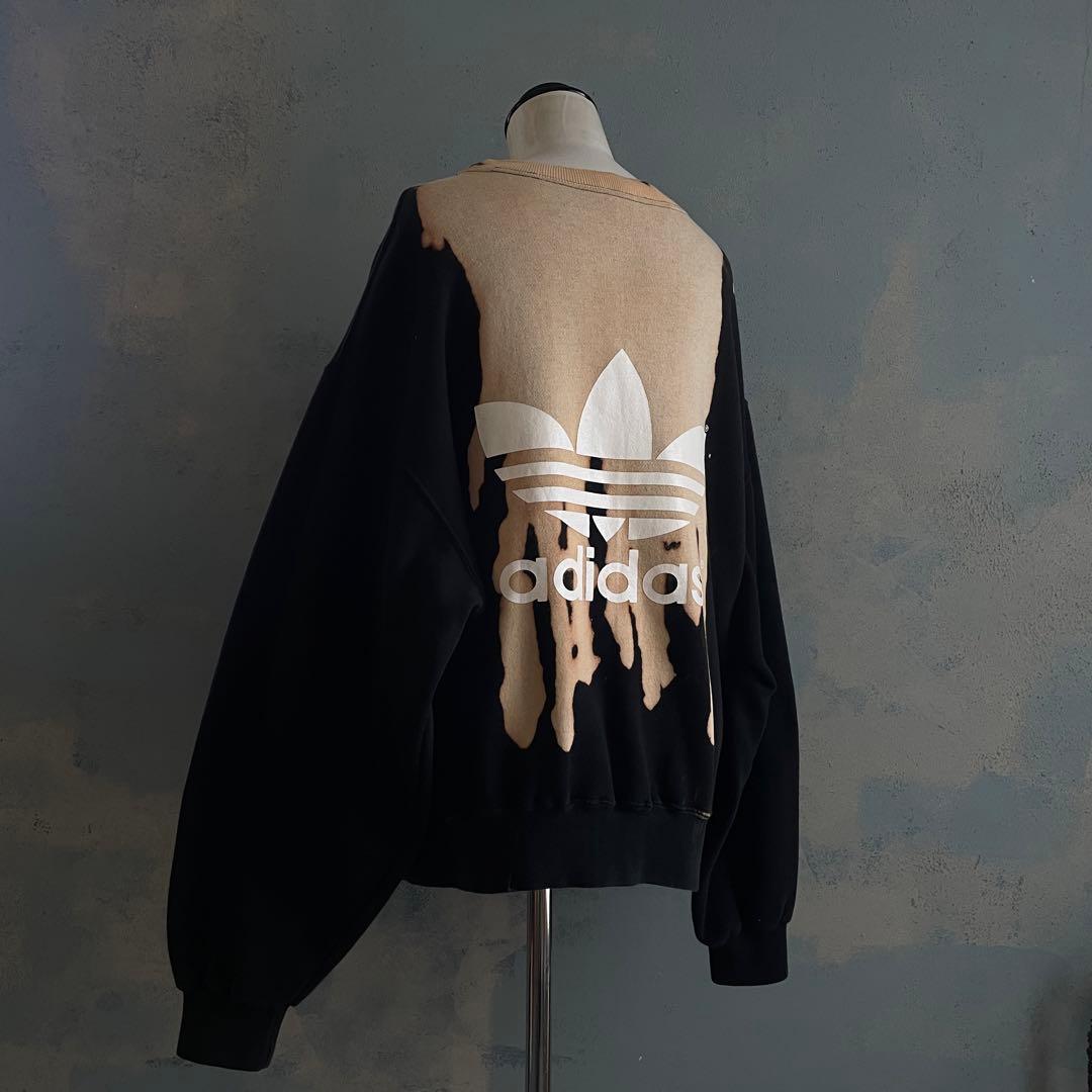 80's”万国旗“adidas”USA製“両面プリント“常田“sweat