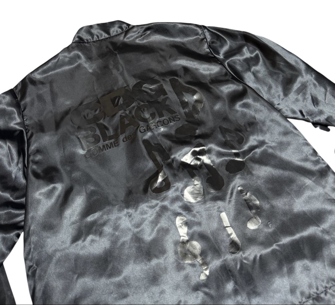 BLACK COMME des GARCONS サテンチャイナジャケット