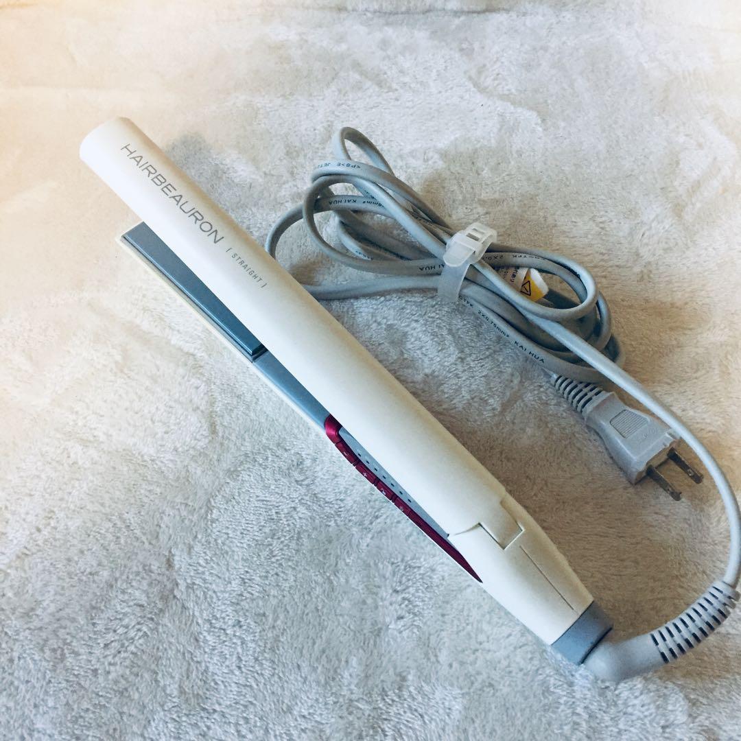 美品 ヘアビューロン ストレートアイロン HBRST-G