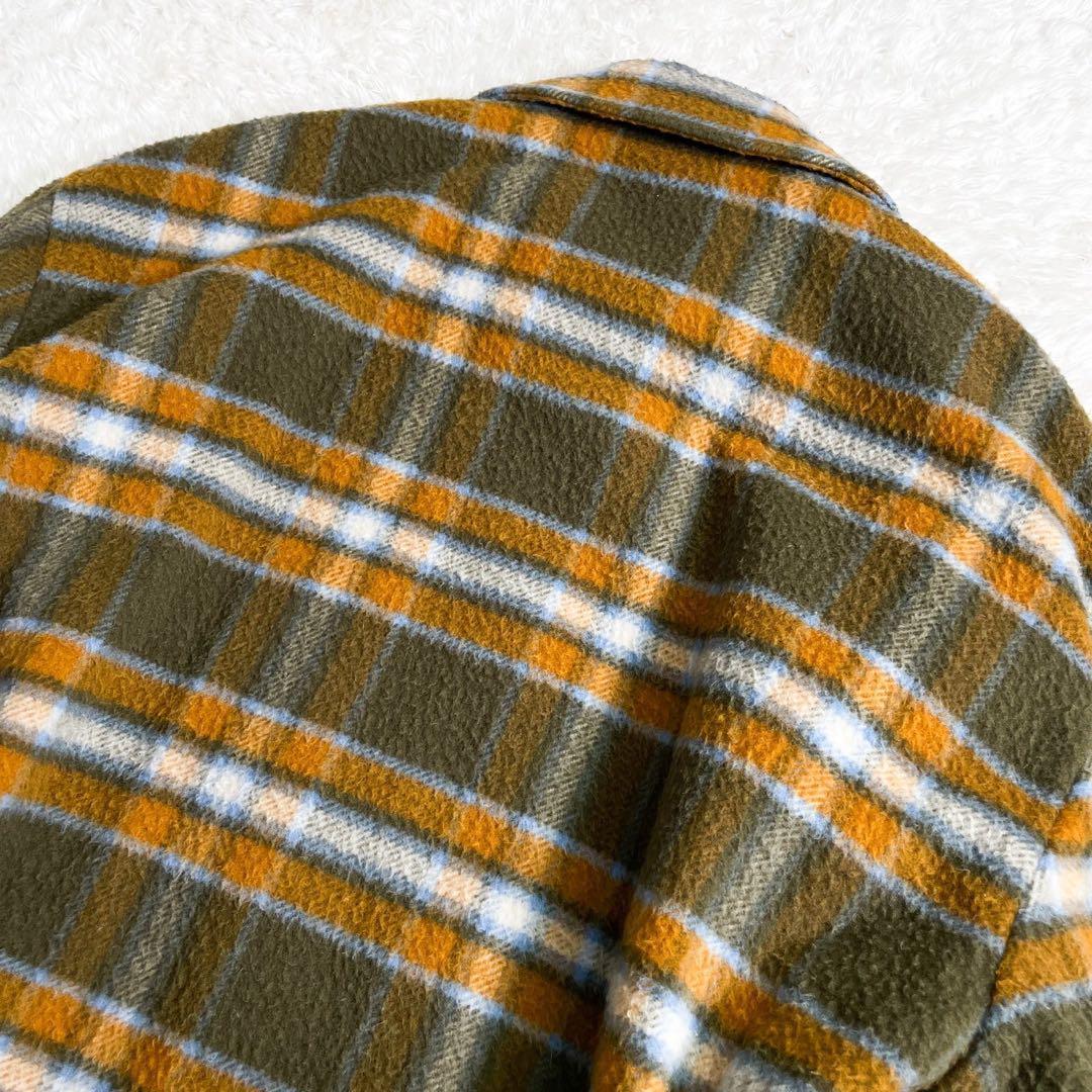 【極美品✨近年モデル】マルニ 中綿ウールブルゾン チェック 起毛感 マルチカラー