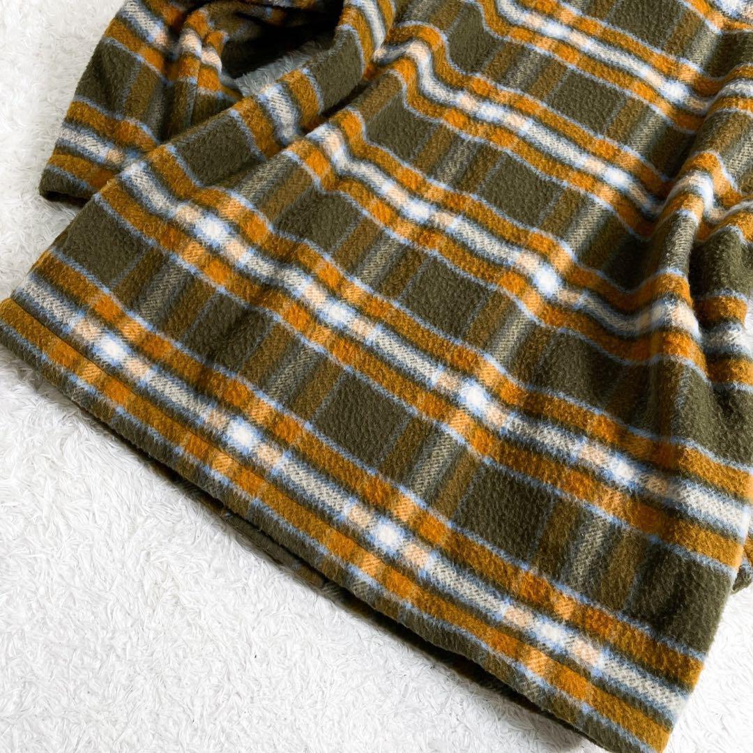 【極美品✨近年モデル】マルニ 中綿ウールブルゾン チェック 起毛感 マルチカラー