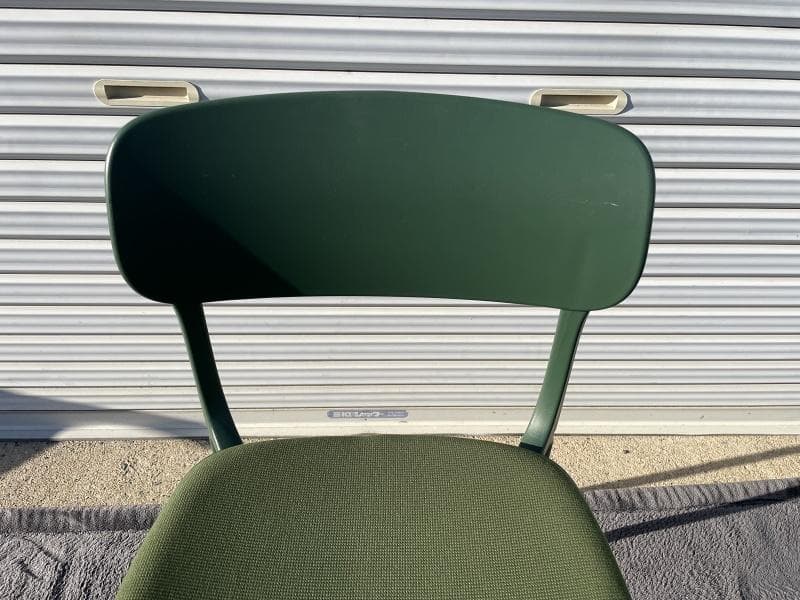 ②【美品】オカムラ　8124RL FPE8　5脚セット　座パッド・キャスター付