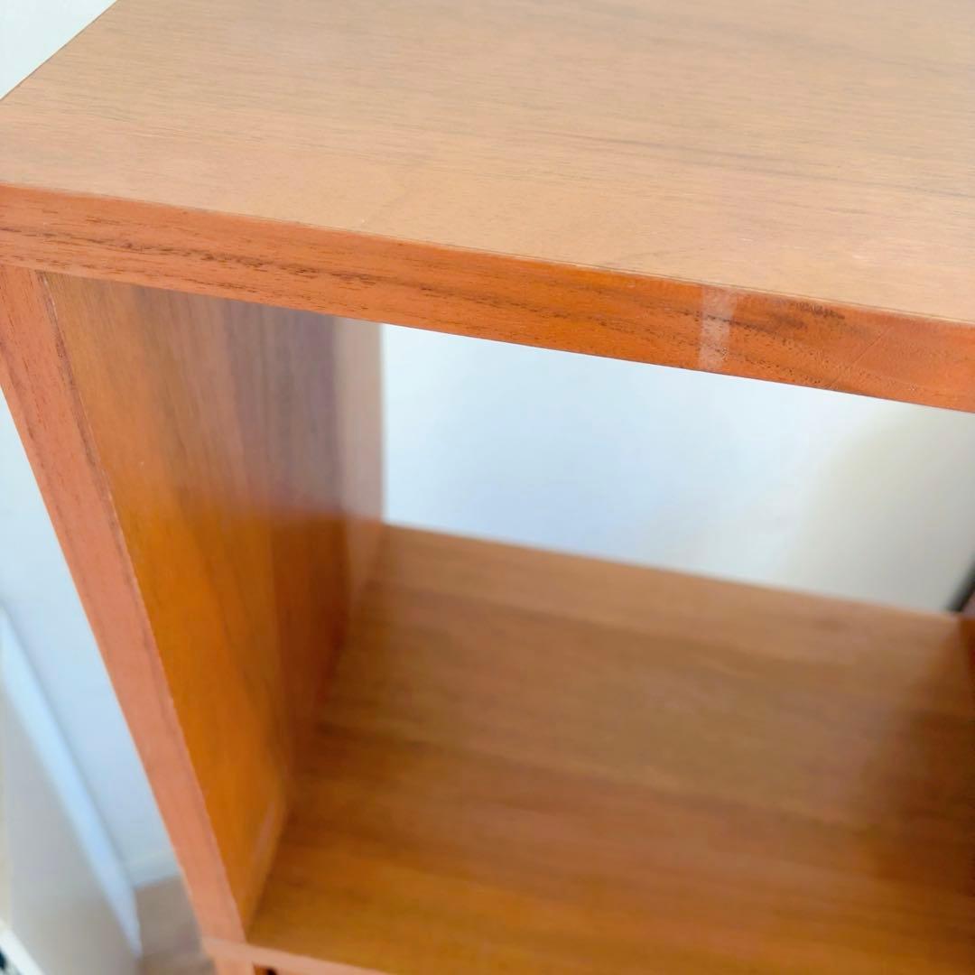 無印良品 スタッキングシェルフ 3×3 ウォルナット収納＋引き出し2個