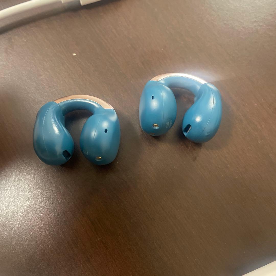 ひろ　victor ワイヤレスイヤホン HA-NP1T ティールブルー