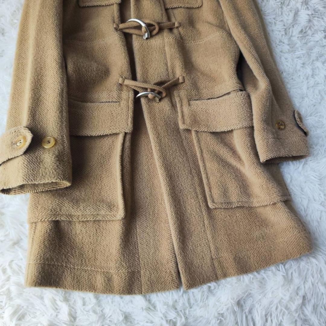 アンダーカバーイズム ダッフルコート ヘリンボーン ベージュ M アルパカ