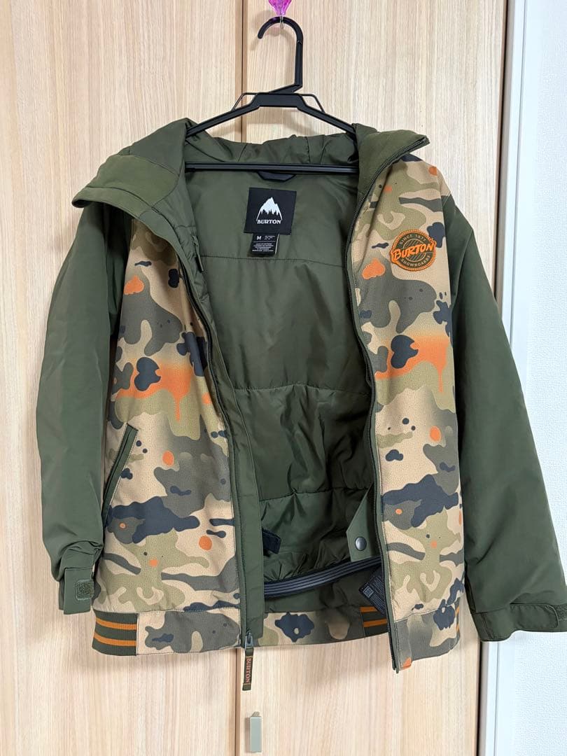 子供用迷彩柄スノーボードウェアセット