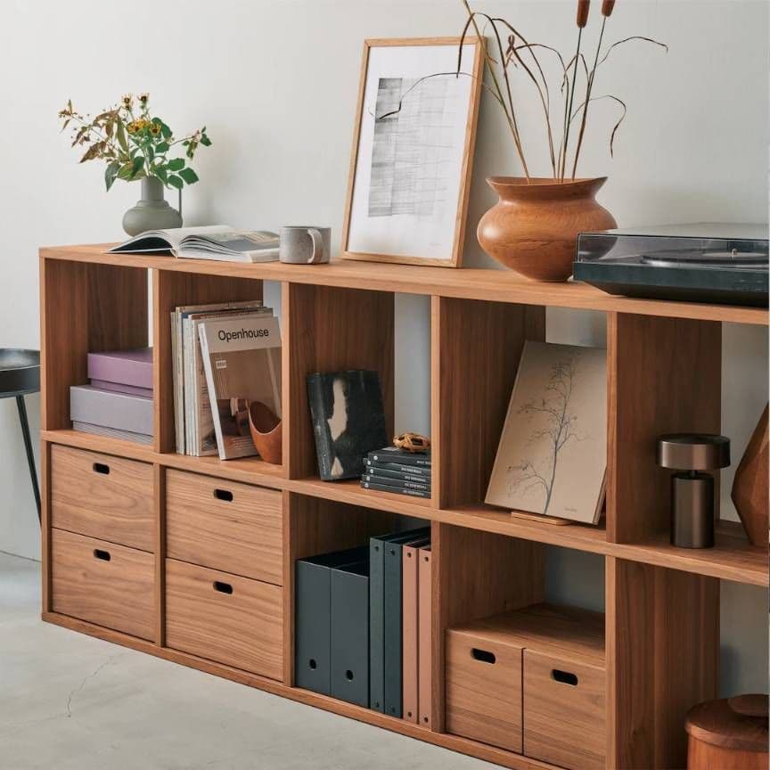 《送料込》無印 スタッキングシェルフ 5×2 木製家具 棚 ラック収納MUJI